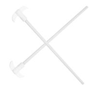 Milisten 2 Pièces Laboratoire PTFE Lot de Barres de Mélange Précises pour Mélange Résines Équipement de Propreté Laboratoire à Corrosion et Aux Températures