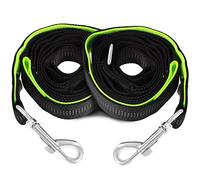 Milisten 2 pièces Laisse Réfléchissante pour Chiens Laisse Nylon pour Entraînement Conception Pratique avec Crochet Rotatif pour Chiens de Moyenne et Petite