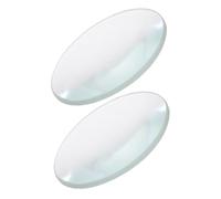 Milisten 2 pièces Lentilles Convexes Doubles Diamètre Optique Transparent pour Expérience Physique et Enseignement Scientifique