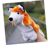 Milisten 2 pièces Marionnettes Main Renard Peluche Jouets Interactifs pour Garçon Fille Jeu de Rôle Créatif et Conte Animé