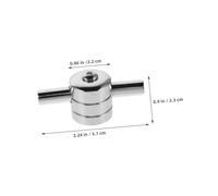 Milisten 2 Pièces Metal Drum Lugs Double Ended Replacement Parts For Drum Mounting Ear Stable Tension Control And Enhanced Sound Quality For Percussion Instruments