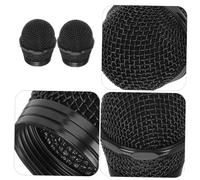 Milisten 2 Pièces Microphone Head Replacement Metal Ball Head Mesh For Studio And Live Events Secure Fit And Broad Compatibility For Various Microphones