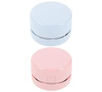 Milisten 2 Pièces Mini Ramasse-miettes Portatif Bleu, Plastique
