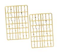 Milisten 2 Pièces Miniature Door Number and Letter Set for Dollhouse DIY Crafts Realistic Mailbox and Address Decor Tiny House Accessory