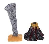 Milisten 2 pièces Modèle Réaliste de et Tornade pour Garçon Fille Éducatif Stem Décoration Interactive pour Table de Sable Exploration des Catastrophes Naturelles Maison et Classe