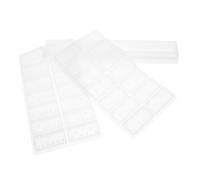 Milisten 2 pièces Moule Silicone Domino pour Résine Époxy Support de Rangement Mahjong DIY Moule Créatif pour Artisanat et Organisation Compacte