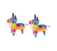 Milisten 2 Pièces Pinata Donkey Papier Décorations Colorées pour Fête Danniversaire et Cinco de Mayo Centre de Table pour Familiale