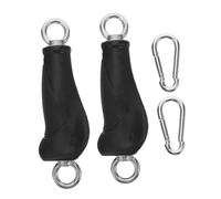 Milisten 2 Pièces Poignées Courtes Ergonomiques pour Bandes de Résistance et Câbles de Gym Accessoires Robustes pour Entraînement Intensif et Réduits