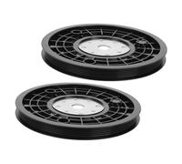 Milisten 2 Pièces Poulie de Remplacement pour Vélo Appartement Fitness Roue de Transmission Robuste pour Système de Poulie de Gym à Domicile Accessoire Entretien pour Entraînements Continus