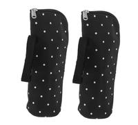 Milisten 2 Pièces pour Bouteille Refroidisseur de Lait à Isomer d'isolation de Bouteille Chauffe-biberon Polyester Noir