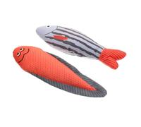 Milisten 2 Pièces pour Chat Jouets pour Chats Interactifs Traite Le Bols De Boule d'herbe à Jouets on en Peluche De Friandise pour Polyester