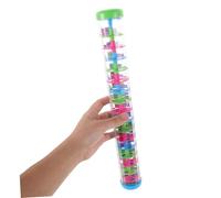Milisten 2 Pièces Rain Stick Instrument Toy Set for Spiral Rain Sound Maker for Sensory Development Cognitive Music Education and Early Childhood Rhythm Learning