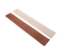 Milisten 2 Pièces Sac Organisateur de Baguettes de Batterie Cuir pour Musiciens Accessoires de Percussion Protection la Poussière Coloris et Beige
