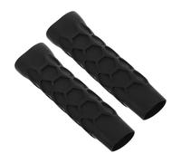 Milisten 2 Pièces Silicone Handle Sleeve for Pickleball Paddle Honeycomb Anti-Slip Soft Overgrip Protector Sweatproof and Shock-Absorbing Grip Cover for Tennis Squash Badminton