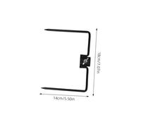 Milisten 2 Pièces Stabilisateur de Piquet Robuste pour Jardin Support Multifonctionnel pour Drapeaux Parasols et Lampes Dextérieur Compatible Tubes