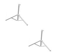 Milisten 2 Pièces Support de Parasol Triangulaire pour Plage Fixation Professionnelle de Parasol Extérieur Base Vent Installation Facile pour Terrasse et Activités de Plein Air