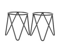 Milisten 2 Pièces Support Décoratif Géométrique pour Boules Stable pour Billes Ornementales Présentoir Hydroponique Lot