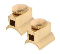 Milisten 2 Pièces Tiny Flute Screws Small Brass Instrument Parts For Flute Adjustment And Repair Accessories