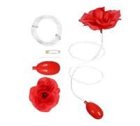Milisten 2 Rose branchue délicate de de Fleur Roses Fleur éjacule farces d'halloween pour Adultes Jouets farces pour Les Enfants Plastique Rouge