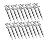 Milisten 20 pièces Aérateur de Gazon Accessoires de Chaussures à Aération Pointes Métalliques pour Sol Outils de Jardinage pour la Gazon