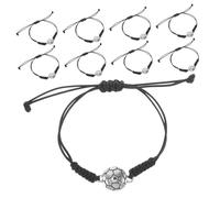 Milisten 20 Pièces Bracelet de Football Réglable Lot de Unisexes pour Événements et Accessoires de Fans