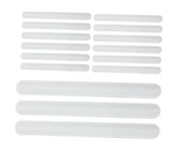 Milisten 20 Pièces Bracelets Slap Garçon Fille Blancs DIY Souples Silicone Snap Bands Créatifs pour Fêtes Écoles Célébrations Halloween Noël