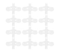 Milisten 20 Pièces Clips de Séparation pour Aquarium Abs Supports Ventouses pour Cloison Verre Fixations Robustess pour Diviseurs de Bassin Organisateur DIY pour Réservoirs Eau Douce et