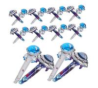 Milisten 20 Pièces Décoration Thème Espace pour Fête Anniversaire Garçon Fille Ballons Aluminium Créatifs à Main Installation Facile et Polyvalente