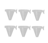 Milisten 20 pièces Distributeur de Nourriture pour Poissons avec Ventouse Tasses Alimentation pour Tasse Alimentation pour Aquariums Utilisation Flottante ou Fixée Couleur Aléatoire