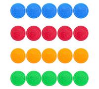 Milisten 20 Pièces Jeu de Vol PP pour Échecs Jouets Entertainment Multicolores Accessoires pour Garçon Fille Développement de Intelligence