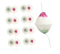 Milisten 20 pièces Lot de Manteaux de Lanterne à Double Tête Rayonne Couvre pour Lampes Kérosène et Gaz de Fumée et Éclairage Large pour Camping Extérieur