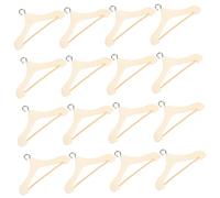 Milisten 20 pièces Mini Cintres pour Poupées Accessoires Maison Poupée Porte Vêtements Miniatures pour Organiser Supports Miniatures