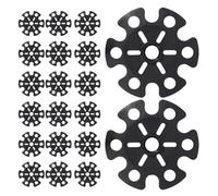 Milisten 20 Pièces Panier Neige Randonnée Antidérapant Remplacement Embouts Bâtons Trekking Protection Boue Hiver