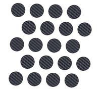 Milisten 20 pièces Prises Antidérapantes pour Médiators de Guitare Accessoires Pratiques Caoutchouc Noir pour Performances et Concerts