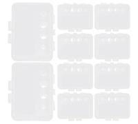 Milisten 20 pièces Protège Tête Brosse à Dents Matériau à Base de Paille Étui Portable Hygiénique et Réutilisable pour Voyage Protection la Saleté et Maintien Forme Compatible Brosses à