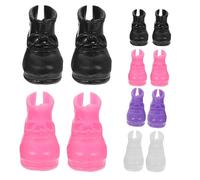 Milisten 20pièces Chaussures Miniatures pour Poupées Plastique Résistant Décorations Exquises pour Mini-Maisons Jouets de Collection Ornements de Décoration