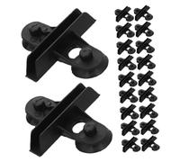 Milisten 20pièces Clips De Séparation pour Aquarium Supports Réutilisables avec Ventouses pour Diviseurs De Réservoir Verre Accessoires De Fournitures Aquatiques