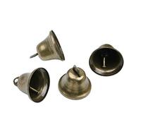 Milisten 20pièces Cloches Décoratives De Noël Laiton Poli De Cloches à Main pour Fête Et Décoration De Noël Lot