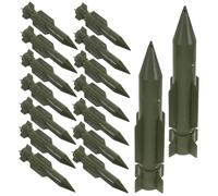 Milisten 20pièces Lot de Fusées Jouet Modèle Spatial pour Garçon Fille Lance-roquettes Éducatif pour Jeux De Simulation Et Exploration