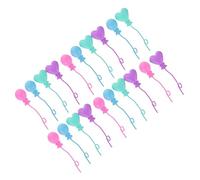 Milisten 20pièces Miniatures Ballons Décoratifs Plastique pour Maison De Poupées Accessoires De Fête Colorés pour Créer Une Atmosphère