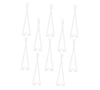 Milisten 20pièces Support De Drapeau pour Vitre Voiture Porte Drapeau Blanc Robuste Système De Fixation Facile pour Camping Et Véhicule