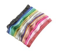 Milisten 21 Pièces Bandeau Élastique Nylon Couture pour Garçon Fille Accessoire de Coiffure Diy Mélangées