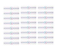 Milisten 24 Autocollants Adhésifs pour Révélation Décorations pour Fête d'Anniversaire Stickers pour Bouteilles d'Eau Équipe Garçons et Filles Couleurs Thème Shower