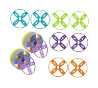 Milisten 24 pièces Accessoires de Jeux Plein Air pour Garçon Fille Jouets Volants Manuels Au Pied Plaisir Couleur Aléatoire Couleur Aléatoire