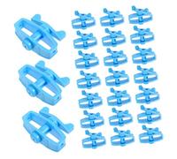 Milisten 24 pièces Tendeur de Fil Électrique pour Clôtures Isolateurs Plastique pour Outil de Serrage pour Clôtures Électriques DIY