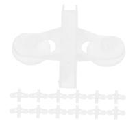 Milisten 25 Pièces Clips de Séparation pour Aquarium Plastique Ventouses Réutilisables pour Fixation Sécurisée Accessoires pour Réservoir de Poissons Installation Facile et Résistante