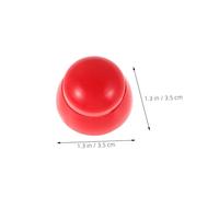 Milisten 25 Pièces Plastic Nut Covers for Playground Safety Dome Bolt Protective Caps in Bright Colors for Child Injury Prevention and Easy Maintenance