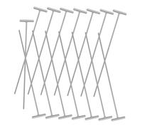 Milisten 25pièces Barres De Porte pour Pigeons Barres Forme De t pour Porte Entrée à Monter Soi-même pour Remplacement Système à Sens Unique