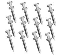 Milisten 26pièces Chaussures Aération De Pelouse Outils De Pointe Métallique Piquets pour Aération Clous pour Sol Facilitant Entretien