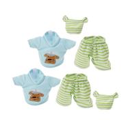 Milisten 2ensemble Vêtements De Poupée pour Poupée Chemise Et Pantalon Déguisement pour Jeux De Rôle Et Activités De Maison De Jeu pour Tout-Petits